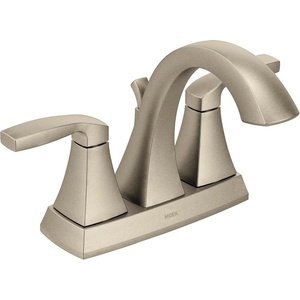 image:imageMoen 6901ORB Voss TwoHandle HighArc Centerset Bathroom Faucet with Drain Assembly OilRubbed BronzeBrushed Nickel