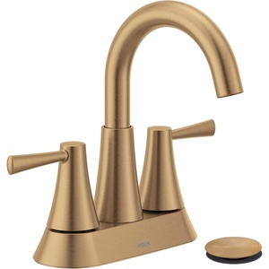 image:imageMoen 84023BZG Ronan Widespread Bath Faucet Bronze GoldBronzed Gold