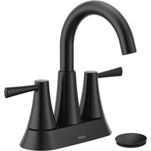 image:imageMoen 84023BZG Ronan Widespread Bath Faucet Bronze GoldMatte Black