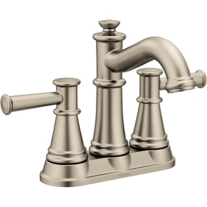 image:imageMoen Belfield Brushed Nickel Belfield TwoHandle Centerset Bathroom Faucet 6401BNBrushed Nickel