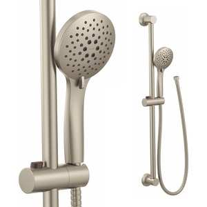 image:imageMoen Eco Performance 5 Funtion Handheld Showerhead 30 Inch Slide Bar and 69 Inch Hose 3558EPBLBrushed Nickel