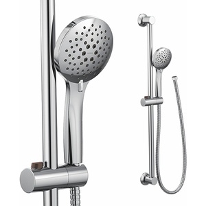 image:imageMoen Eco Performance 5 Funtion Handheld Showerhead 30 Inch Slide Bar and 69 Inch Hose 3558EPBLChrome