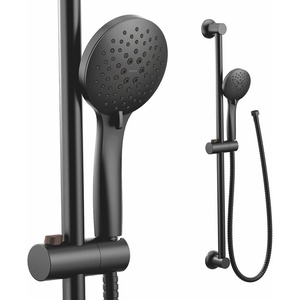 image:imageMoen Eco Performance 5 Funtion Handheld Showerhead 30 Inch Slide Bar and 69 Inch Hose 3558EPBLMatte Black