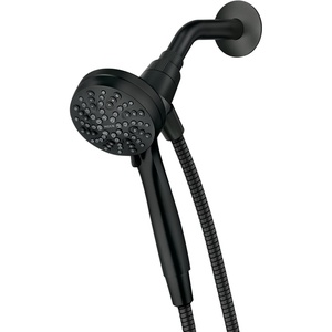 image:imageMoen Engage Magnetix Shower Head with Handheld Sprayer 6 Handheld Shower Head Spray Functions Chrome Finish 26100EPMatte Black
