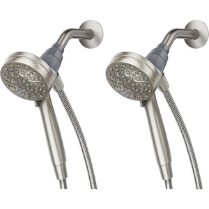 image:imageMoen Engage Magnetix Shower Head with Handheld Sprayer 6 Handheld Shower Head Spray Functions Chrome Finish 26100EPSpot Resist Brushed Nickel