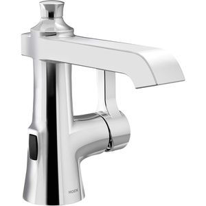 image:imageMoen Flara Brushed Nickel Motionsense Wave Touchless Single Handle Bathroom Sink Faucet S6981EWBNChrome