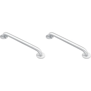 image:imageMoen Home Care Bathroom Safety 24 Inch Stainless Steel Handicap Grab Bar for Bathtub and Shower Heavy Duty Handle Elderly Assistance Product with Concealed Screws 8724Inoxidable