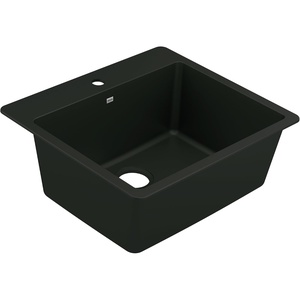 image:imageMoen Host White Granite 25Inch Wide x 95Inch Deep Dual Mount Single Bowl Kitchen or Bar Sink GGW3019BBlack
