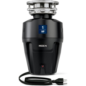 image:imageMoen Lite Series PRO Compact Continuous Feed Garbage Disposal for Kitchen Sink with Power Cord GXP33C1 HP