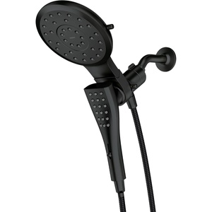 image:imageMoen Verso Brushed Gold EightFunction Eco Performance 7 Wide Spray Shower Head and Detachable Handshower Combo with 72 Hose 220C3EPBGMatte Black
