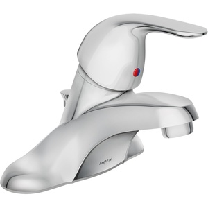 image:imageMoen WS84503 OneHandle Low Arc Bathroom Faucet ChromeChrome
