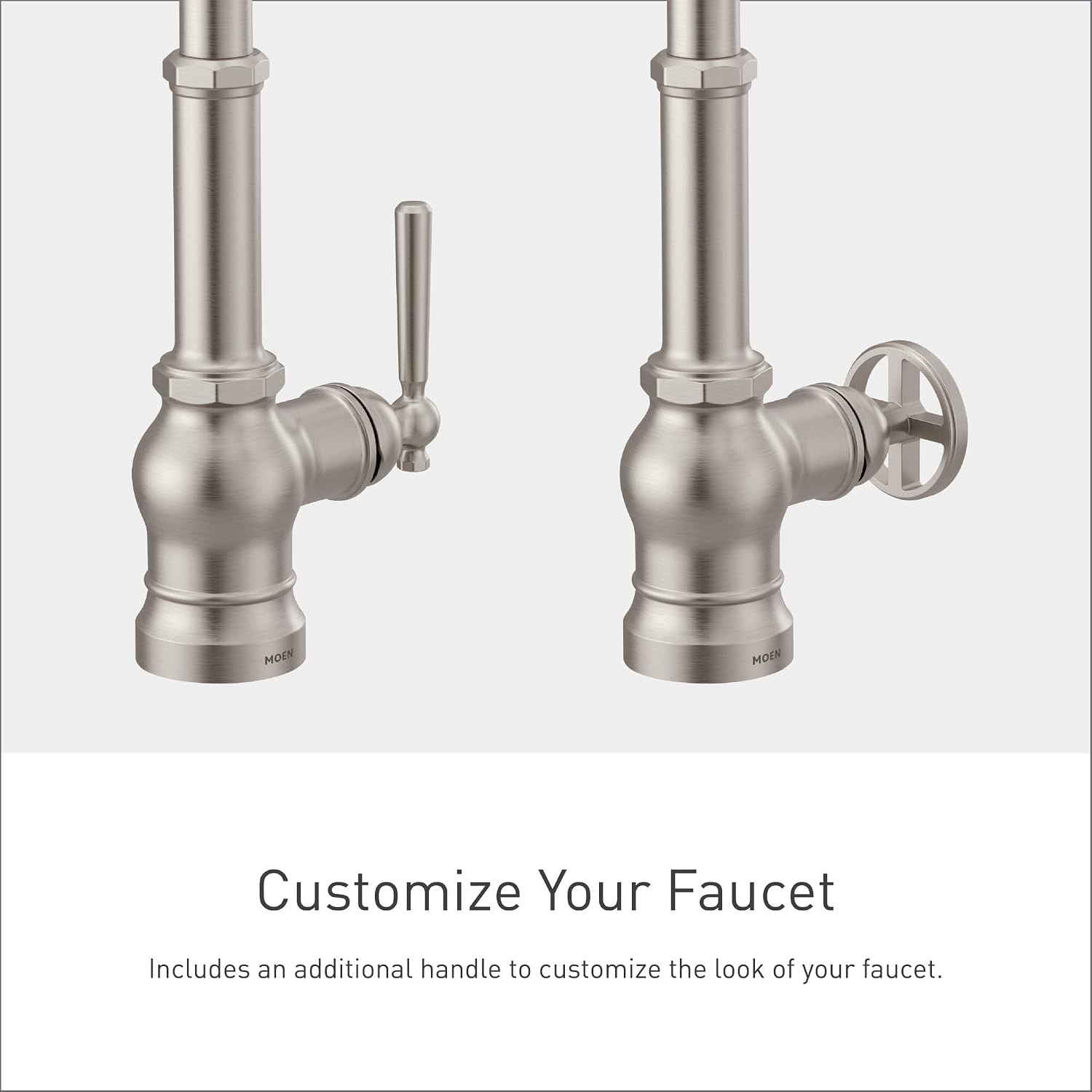 image:imageMoen Paterson Spot Resist Stainless Water Filtration OneHandle High Arc Pulldown Kitchen Faucet Water Filter for Sink Faucet Sold Separately FS72003SRSSpot Resist Stainless