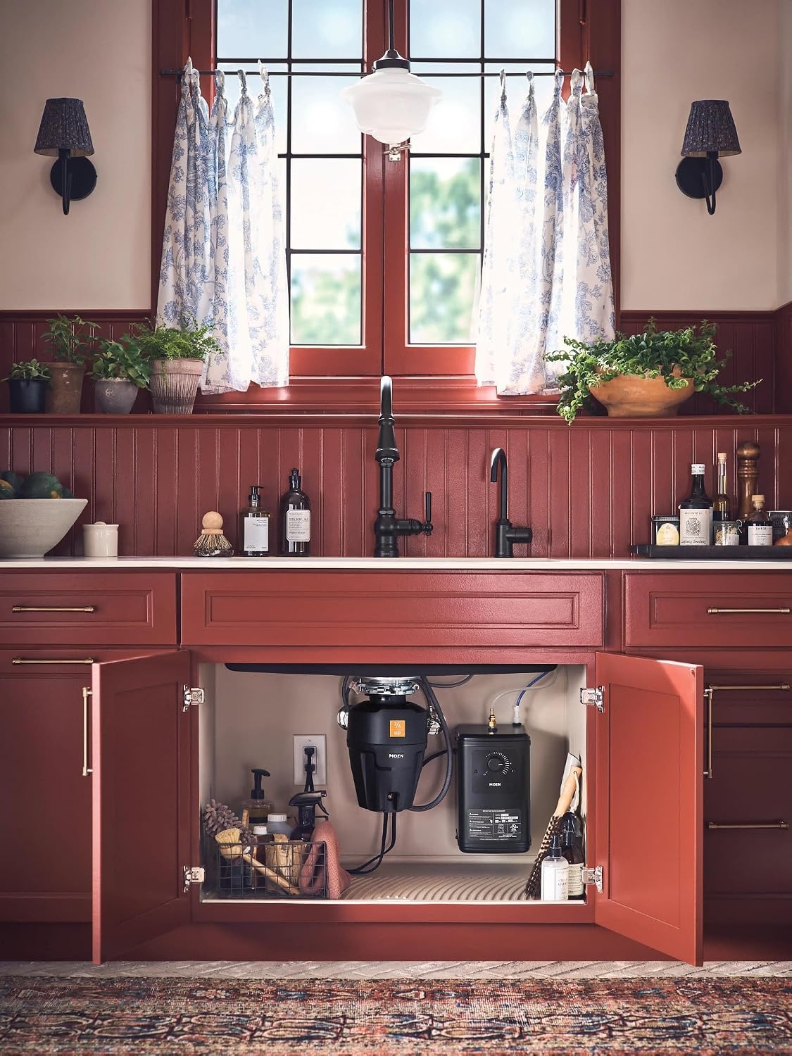 image:imageMoen Paterson Spot Resist Stainless Water Filtration OneHandle High Arc Pulldown Kitchen Faucet Water Filter for Sink Faucet Sold Separately FS72003SRSMatte Black