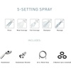 image:imageMoen 20016 Ignite Dual Hand Held And Multi Function Shower Head Combo Package With Hose And Diverter Chrome 375Chrome