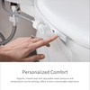 image:imageMoen 3Series Biscuit Standard Electronic Bidet Seat with Remote Control for Elongated Toilets Electrical Outlet Required EB1500EBS