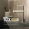 image:imageMoen 4905SRS Camerist OneHandle High Arc Bar Faucet Spot Resist StainlessChrome