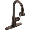 image:imageMoen 5995ORB Arbor One Handle High Arc Pulldown Bar Faucet with Reflex Oil Rubbed BronzeOil Rubbed Bronze