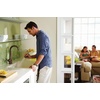 image:imageMoen 5995ORB Arbor One Handle High Arc Pulldown Bar Faucet with Reflex Oil Rubbed BronzeOil Rubbed Bronze