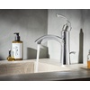 image:imageMoen 6170 Glyde Single Handle Bathroom Sink Faucet with Optional Deckplate ChromeChrome