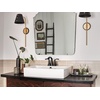 image:imageMoen 6172BL Glyde TwoHandle High Arc Centerset Bathroom Faucet Matte Black