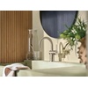 image:imageMoen 6221BN Cia Single Handle Bathroom Sink Faucet with Optional Deck Plate Included Brushed Nickel
