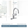 image:imageMoen 6221BN Cia Single Handle Bathroom Sink Faucet with Optional Deck Plate Included Brushed Nickel