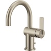 image:imageMoen 6221BN Cia Single Handle Bathroom Sink Faucet with Optional Deck Plate Included Brushed Nickel