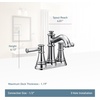 image:imageMoen 6401BL Belfield TwoHandle Centerset Bathroom Faucet