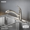 image:imageMoen 67315C Integra Chrome PullOut Kitchen amp Laundry FaucetStainless