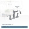 image:imageMoen 7250C Belfield Traditional Two Handle High Arc Kitchen Faucet ChromeChrome
