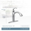 image:imageMoen 7295SRS Brantford OneHandle Pullout Kitchen Faucet Featuring Power Clean and Reflex Spot Resist StainlessSpot Resist Stainless