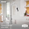 image:imageMoen 7402EW Riley Touchless Pulldown Kitchen Faucet Chrome