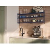 image:imageMoen 7622BL CIA Pulldown Kitchen Faucet with Power Boost Includes Optional Chrome and Brushed Gold Accents Matte Black withMatte Black