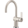 image:imageMoen 7622BL CIA Pulldown Kitchen Faucet with Power Boost Includes Optional Chrome and Brushed Gold Accents Matte Black withSpot Resist Stainless