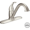 image:imageMoen 7825 Camerist OneHandle Low Arc Kitchen Faucet ChromeChrome