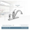 image:imageMoen 7835SRS Camerist OneHandle Low Arc Kitchen Faucet Spot Resist StainlessSpot Resist Stainless