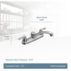 image:imageMoen 7906 Chateau TwoHandle Kitchen Faucet Chrome