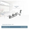 image:imageMoen 7907 TwoHandle Kitchen Faucet Chrome