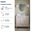 image:imageMoen 82115BL Idora SingleHandle PosiTemp Tub and Shower Faucet with Valve Included Matte Black PressureBalancing Shower System with Showerhead and IPS Tub SpoutChrome