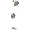 image:imageMoen 82850SRN Wetherly PosiTemp Tub and Shower with Valve Included Spot Resist Brushed Nickel