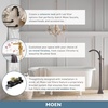 image:imageMoen 9025ORB Belfield OneHandle Freestanding Floor Mount Tub Filler with Handshower Oil Rubbed BronzeBrushed Nickel