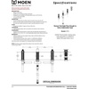 image:imageMoen 9792 TwoHandle Roman Tub Adjustable Valve with Shower Diverter 12Inch CC Connection