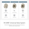 image:imageMoen Align Brushed Gold MCORE 4Series Thermostatic Tub and Shower Trim Valve Required UT4292EPBBGMatte Black