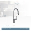 image:imageMoen Align Spot Resist Stainless Motionsense TwoSensor Touchless OneHandle High Arc Modern Pulldown Kitchen Faucet with Reflex Docking System 7565ESRS