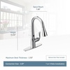 image:imageMoen Arbor Oil Rubbed Bronze Motionsense TwoSensor Touchless OneHandle Pulldown Kitchen Faucet Single Hole Kitchen Sink Faucet Featuring Power Boost for a Faster Clean 7594EORB