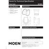 image:imageMoen BH3803BN Genta LX Brushed Nickel Wall Mount Robe HookMatte Black