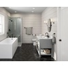 image:imageMoen Banbury Spot Resist Brushed Nickel Two Handle Widespread Bathroom Faucet with Valve Included WS84924SRNMediterranean Bronze