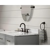 image:imageMoen Banbury Spot Resist Brushed Nickel Two Handle Widespread Bathroom Faucet with Valve Included WS84924SRNMediterranean Bronze