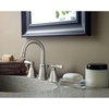 image:imageMoen Banbury Spot Resist Brushed Nickel Two Handle Widespread Bathroom Faucet with Valve Included WS84924SRNSpot Resist Brushed Nickel