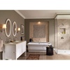 image:imageMoen Banbury Spot Resist Brushed Nickel Two Handle Widespread Bathroom Faucet with Valve Included WS84924SRNSpot Resist Brushed Nickel